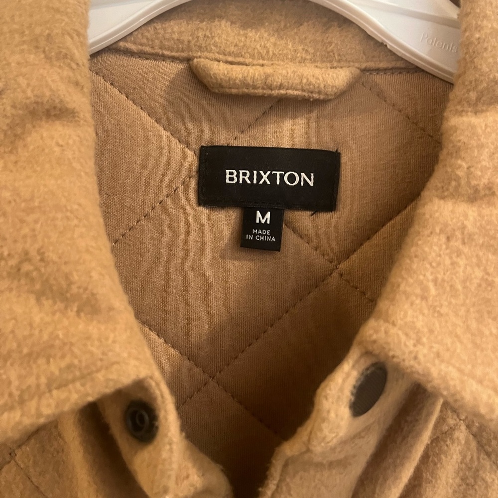 Brixton Tan Quilted Jacket
